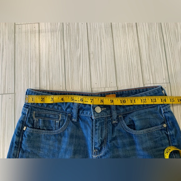 Anthropologie Pilcro Letterpress Womens Serif Fit Shorts 25 Denim Jean Stet 6" - Picture 7 of 8